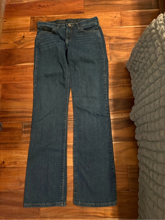 Wrangler Denim - Wrangler Q Baby Bootcut Jeans 5/6/ 36 Dark Wash Western Denim 30 Waist (0894)